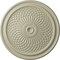 Ekena Millwork Trinity Ceiling Medallion (Fits Canopies up to 3"), Hand-Painted Clear Yellow, 22"OD x 1 3/4"P CM22TNCYF - alternate 1